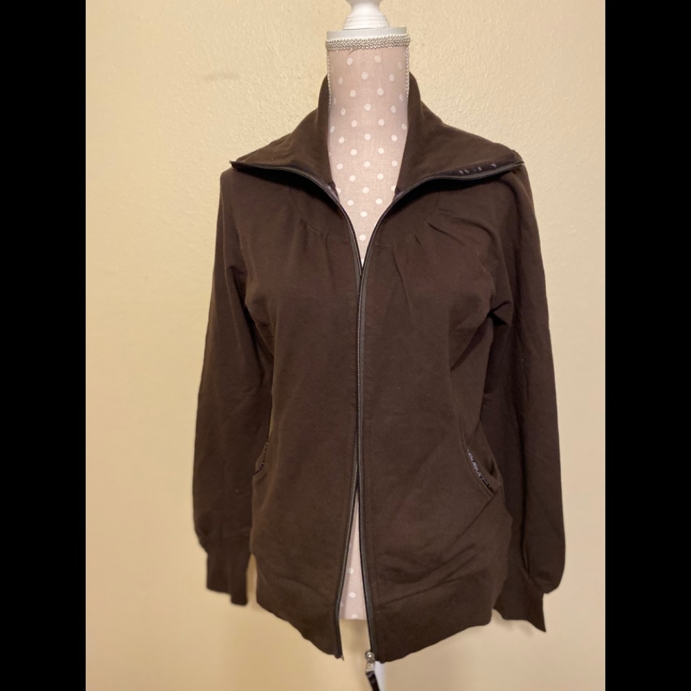 Cutter and Buck Brown Zip up